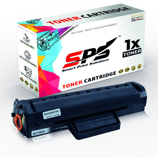 SPS Compatible Toner Cartridges for HP - W1106A 106A | Black